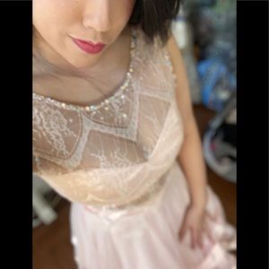 Short sequin pink dress new w/tags